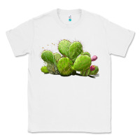 White Desert Prickly Pear Cactus Classic Tee - LillyAllenDesigns