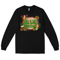 Black just a girl who loves christmas Long Sleeve Tee - AdoDesignShop
