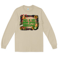 Mushroom just a girl who loves christmas Long Sleeve Tee - AdoDesignShop