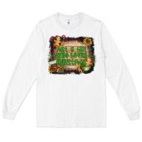 White just a girl who loves christmas Long Sleeve Tee - AdoDesignShop