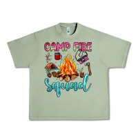 Oil Green camp fire squad Urban Heavy Tee - JahusDesignShop