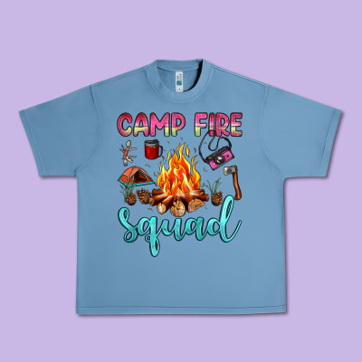 Camp Fire Squad Urban Heavy Tee Designed By Jahusdesignshop