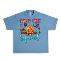 Pebble Blue camp fire squad Urban Heavy Tee - JahusDesignShop