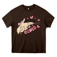 Chocolate Brown not today cupid Heavy Core Tee - MaliasSmallBusiness