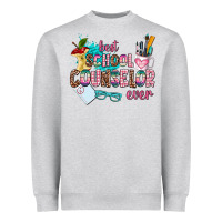 Heather Grey best school counselor ever Heavyweight Sweatshirt - AdoDesignShop