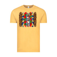 Vintage Mustard dominican republic brushstrokes Vintage Tee - AdoDesignShop