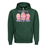 Sports Green i'm just so egg stra Zipper Hoodie - MaliasSmallBusiness