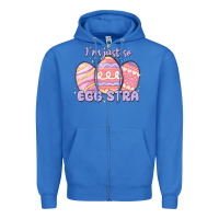 True Royal i'm just so egg stra Zipper Hoodie - MaliasSmallBusiness