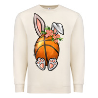 Sandshell Basketball Easter Bunny Premium Sweatshirt - BundleAndBundleShop