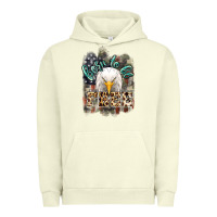 Pigment Pistachio Born to be free 4th of july Urban Hoodie - HowdyJamesFarm