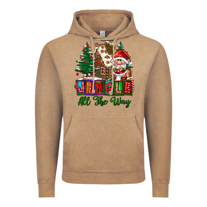Jingle All The Way Vintage Hoodie by FaDigitalArtStudio | Teevron
