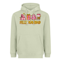 Matcha feliz navidad Heavyweight Hoodie - MaliasSmallBusiness