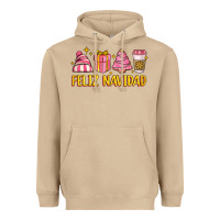 Mushroom feliz navidad Heavyweight Hoodie - MaliasSmallBusiness