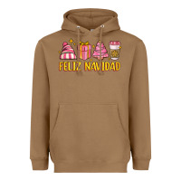Toasted Coconut feliz navidad Heavyweight Hoodie - MaliasSmallBusiness