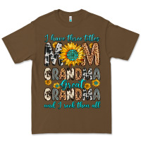 Cacao i have three tittles mom grandma great grandma Premium Tee - Zillion Design Studio