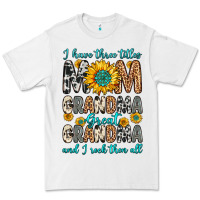 White i have three tittles mom grandma great grandma Premium Tee - Zillion Design Studio