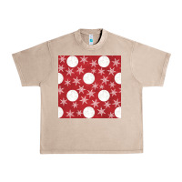 French Oak christmas snow flakes seamless pattern Urban Heavy Tee - BundleAndBundleShop