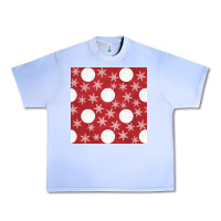 Grape Ice christmas snow flakes seamless pattern Urban Heavy Tee - BundleAndBundleShop