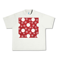 Pistachio christmas snow flakes seamless pattern Urban Heavy Tee - BundleAndBundleShop