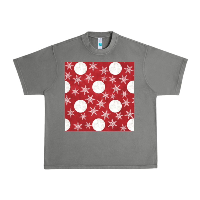 Christmas Snow Flakes Seamless Pattern Urban Heavy Tee by BundleAndBundleShop | Teevron