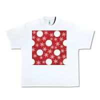 White christmas snow flakes seamless pattern Urban Heavy Tee - BundleAndBundleShop