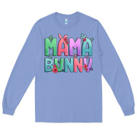 Colony Blue easter floral mama bunny Long Sleeve Tee - Artiststas