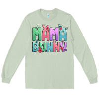 Matcha easter floral mama bunny Long Sleeve Tee - Artiststas