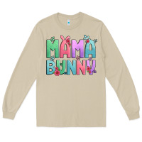 Mushroom easter floral mama bunny Long Sleeve Tee - Artiststas