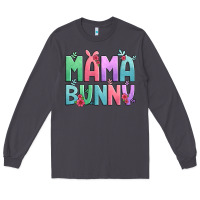 Smoke easter floral mama bunny Long Sleeve Tee - Artiststas