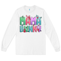White easter floral mama bunny Long Sleeve Tee - Artiststas