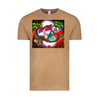 Vintage Camel dominican republic  leopard Vintage Tee - AdoDesignShop