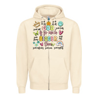 Sandshell god is so much bigger than malia Zipper Hoodie - MaliasSmallBusiness
