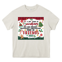 Cream christmas coworkers Heavy Core Tee - MaliasSmallBusiness