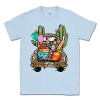 Dusty Blue farm truck,back to school Classic Tee - JahusDesignShop