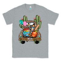 Heather Grey farm truck,back to school Classic Tee - JahusDesignShop