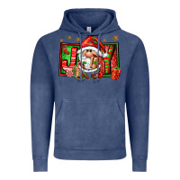 Vintage Denim joy santa gnomes Vintage Hoodie - FaDigitalArtStudio