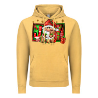 Vintage Mustard joy santa gnomes Vintage Hoodie - FaDigitalArtStudio
