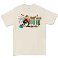 Bone alaskan border collie dog coffee cups Premium Tee - texasbilliewilder