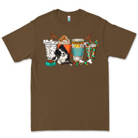 Cacao alaskan border collie dog coffee cups Premium Tee - texasbilliewilder