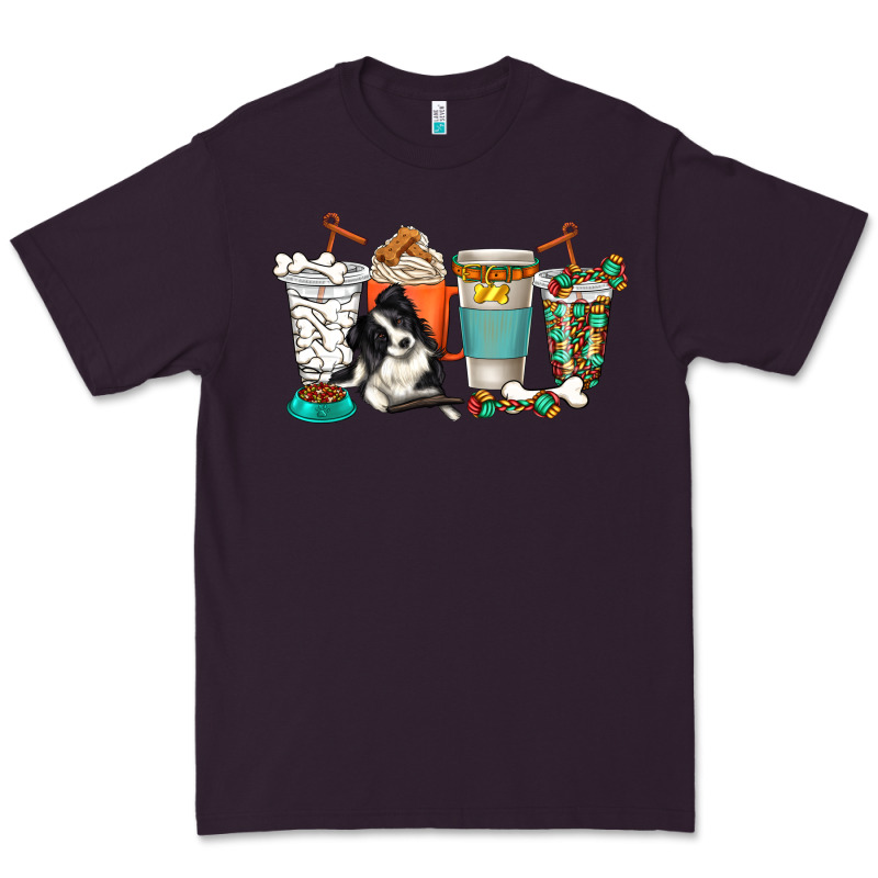 Alaskan Border Collie Dog Coffee Cups Premium Tee by texasbilliewilder | Teevron