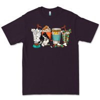 Plum alaskan border collie dog coffee cups Premium Tee - texasbilliewilder