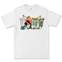 White alaskan border collie dog coffee cups Premium Tee - texasbilliewilder