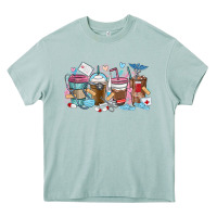 Arona nurse elements coffee cups Heavy Core Tee - MaliasSmallBusiness