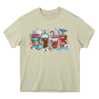 Mossy nurse elements coffee cups Heavy Core Tee - MaliasSmallBusiness