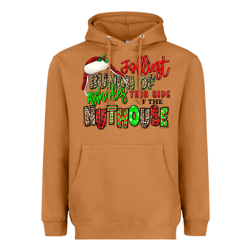 Jolliest Bunch Of Assholes This Side Of The Nuthou Heavyweight Hoodie by MaliasSmallBusiness | Teevron