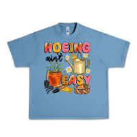 Pebble Blue hoeing ain't easy Urban Heavy Tee - Artiststas