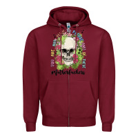 Burgundy not alive to please Zipper Hoodie - MaliasSmallBusiness