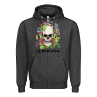 Charcoal Heather not alive to please Zipper Hoodie - MaliasSmallBusiness