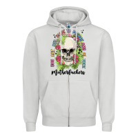 Dove Grey not alive to please Zipper Hoodie - MaliasSmallBusiness
