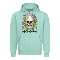 Seafoam not alive to please Zipper Hoodie - MaliasSmallBusiness